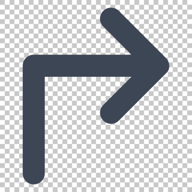 Doğru vektör simge açmak