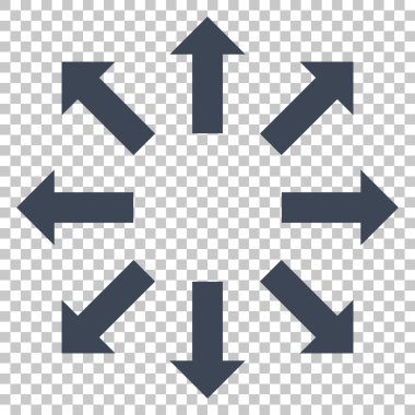 Oklar vektör simge patlayabilir