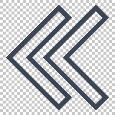 Shift Sol vektör simgesi