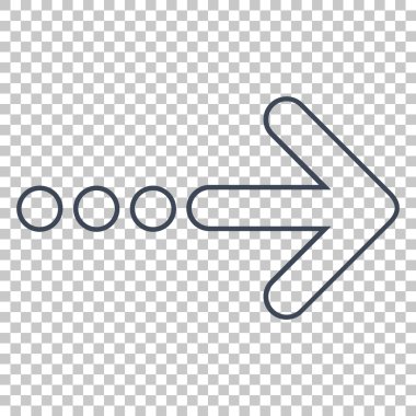 Doğru vektör simge göndermek