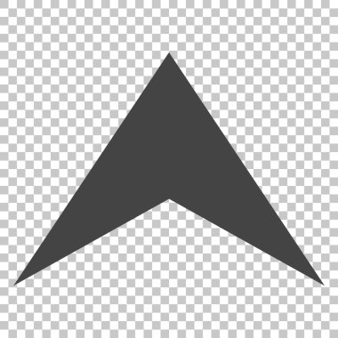 Vektör simge yukarı ok ucu