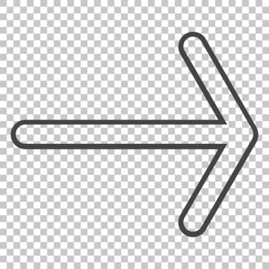 ok sağ vektör simgesi