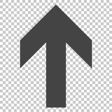 Yukarı Oklu Vektör Simgesi