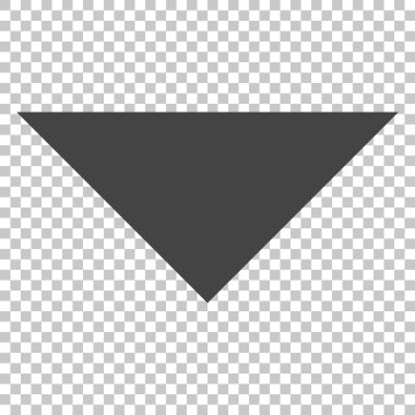 Vektör simgesi aşağı ok ucu