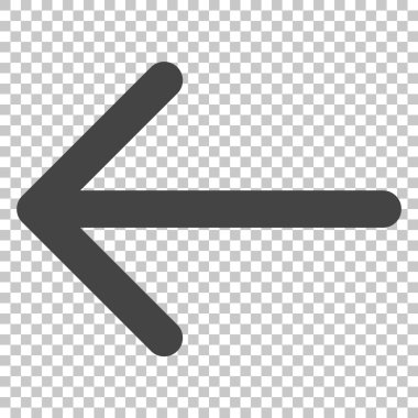 Ok sol vektör simgesi