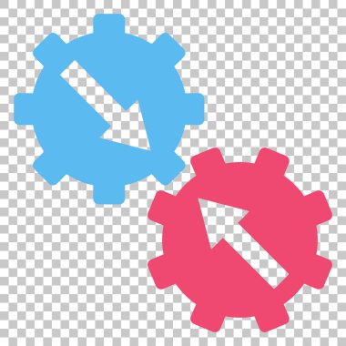 Dişli Tümleştirme vektör simgesi