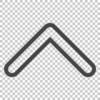 Vektör simge yukarı ok ucu