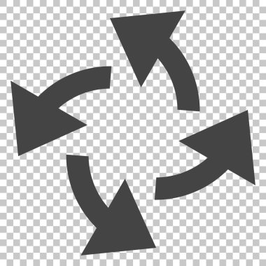 Santrifüj okları vektör simgesi