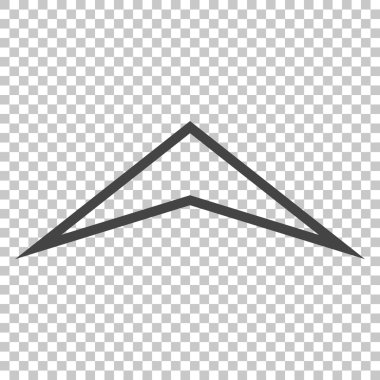 Vektör simge yukarı ok ucu