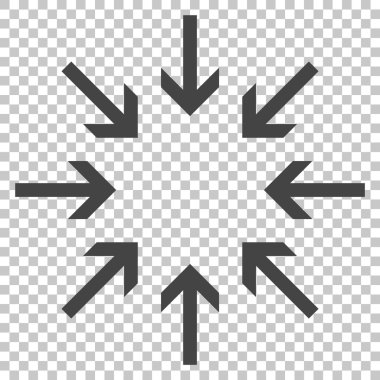 Basınç okları vektör simgesi