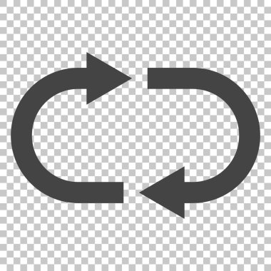 geri dönüşüm vektör simgesi