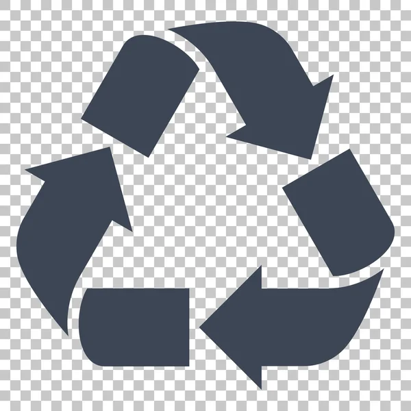 Reciclar icono de vector — Vector de stock