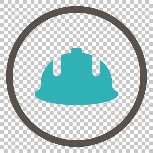 Constructie helm vector pictogram — Stockvector