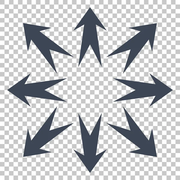Développer les flèches Icône vectorielle — Image vectorielle