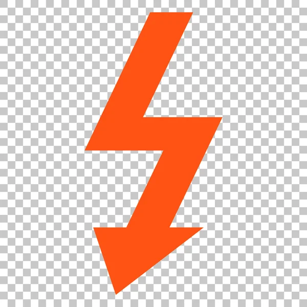 High Voltage Vector Icon — Stock Vector
