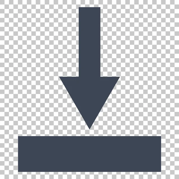 Mover icono del vector inferior — Vector de stock
