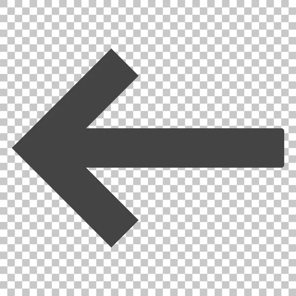 Flecha izquierda vector icono — Archivo Imágenes Vectoriales