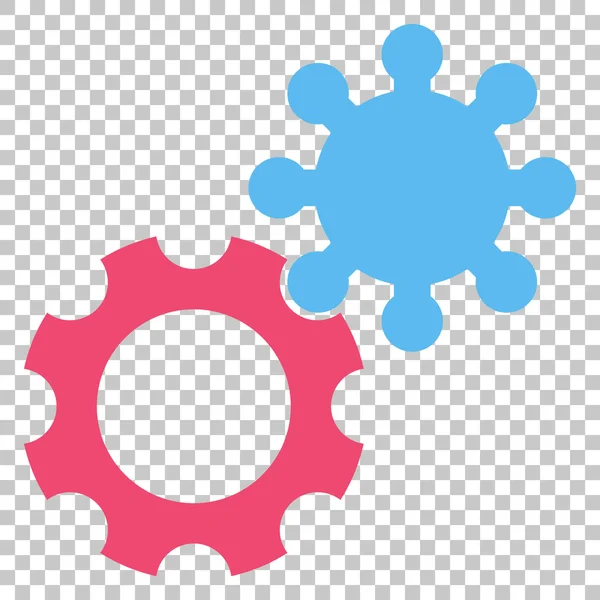 Engrenages icône vectorielle — Image vectorielle
