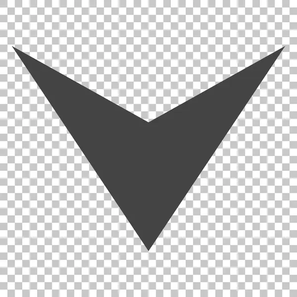 Icono del vector de flecha hacia abajo — Archivo Imágenes Vectoriales