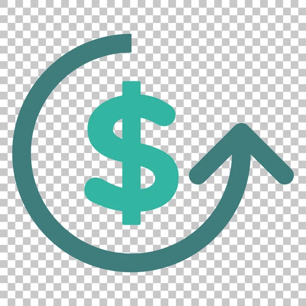 Chargeback vektor symbol — Stock vektor