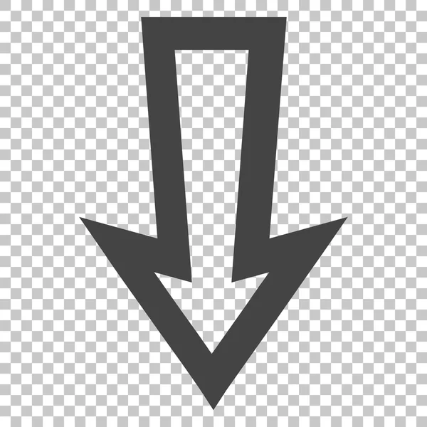 Flecha abajo icono vector — Archivo Imágenes Vectoriales