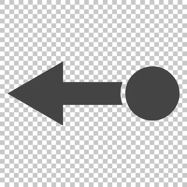 Tirez l'icône vectorielle gauche — Image vectorielle