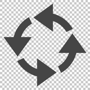 geri dönüşüm vektör simgesi