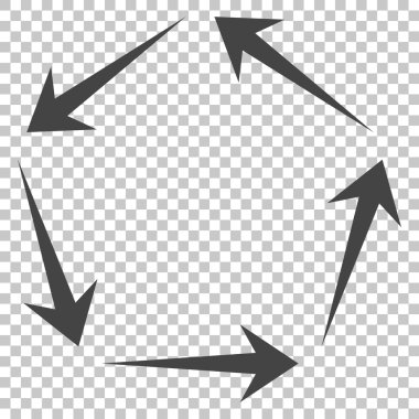 Dolaşım vektör simgesi