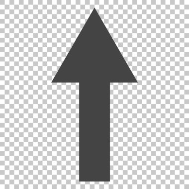 Yukarı Oklu Vektör Simgesi