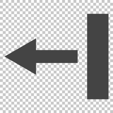 Sol vektör simge çekin