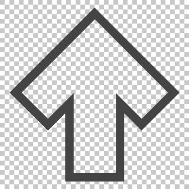 Yukarı Oklu Vektör Simgesi