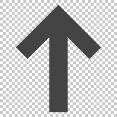 Yukarı Oklu Vektör Simgesi