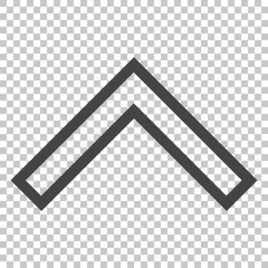 Vektör simge yukarı ok ucu