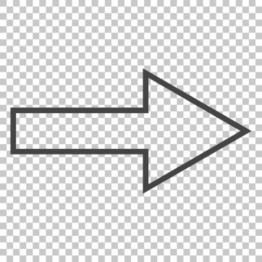 ok sağ vektör simgesi