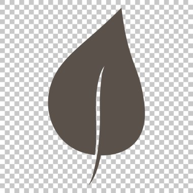 Bitki yaprak vektör simgesi