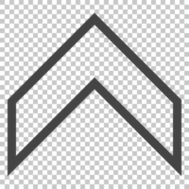 Vektör simge yukarı ok ucu