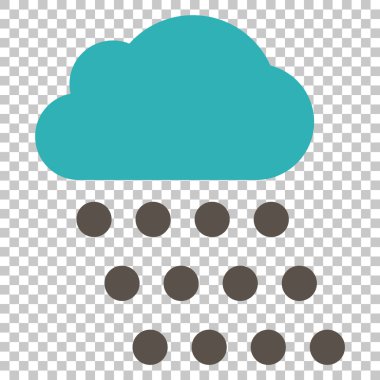 yağmur bulutu vektör simgesi