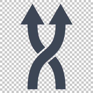 Vektör simge yukarı okları shuffle