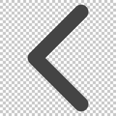 Yön sol vektör simgesi