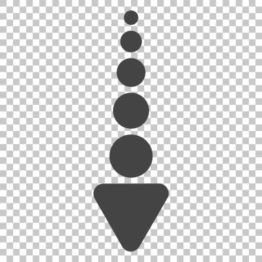 ok aşağı vektör simgesi