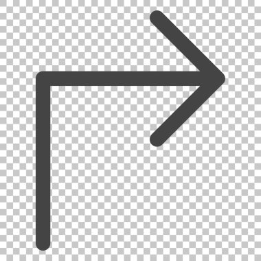 Doğru vektör simge açmak