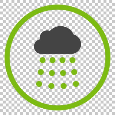 yağmur bulutu vektör simgesi