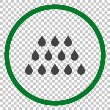 Damla vektör simgesi