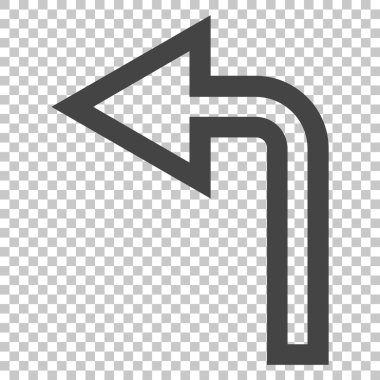 Sol vektör simge açmak