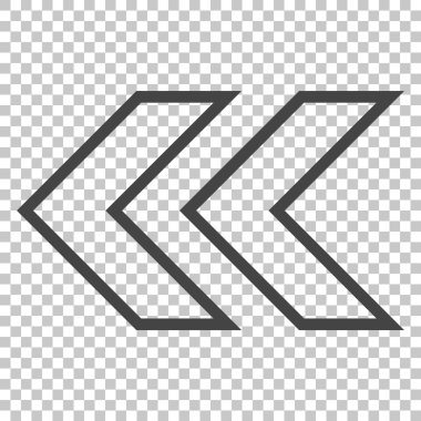 Shift Sol vektör simgesi