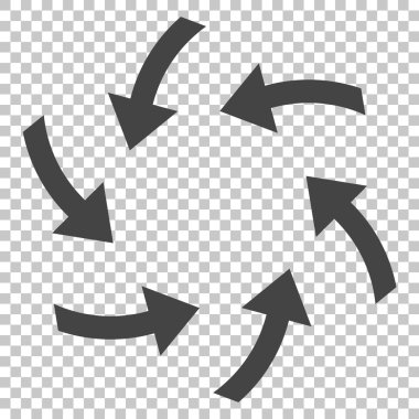 Oklar vektör simge girdap