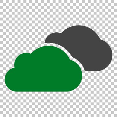 Bulutlar vektör simgesi