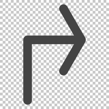 Doğru vektör simge açmak