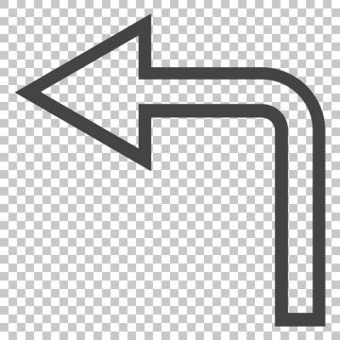 Sol vektör simge açmak