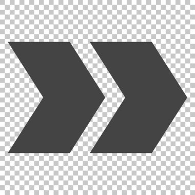 Üst karakter doğru vektör simgesi